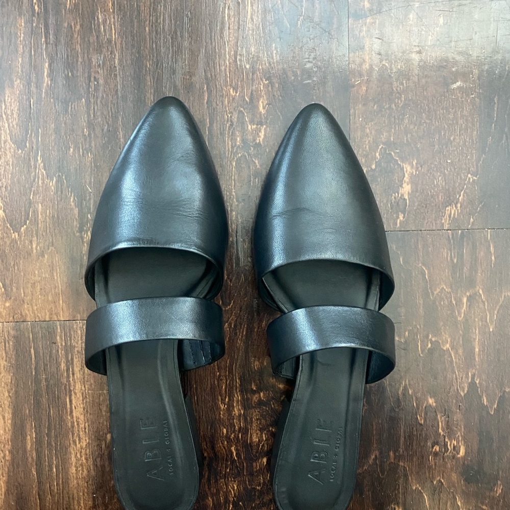 ABLE black joselyne slide- Women’s Size 8.5